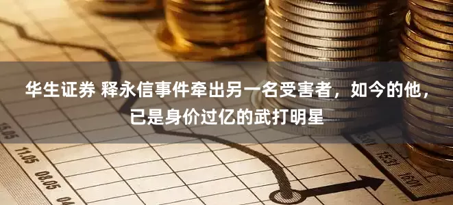 华生证券 释永信事件牵出另一名受害者，如今的他，已是身价过亿的武打明星